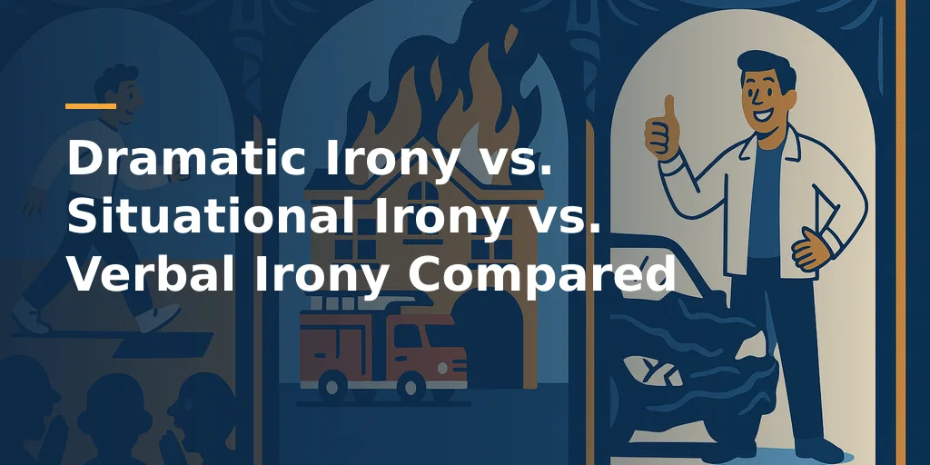 Dramatic Irony vs. Situational Irony vs. Verbal Irony Compared