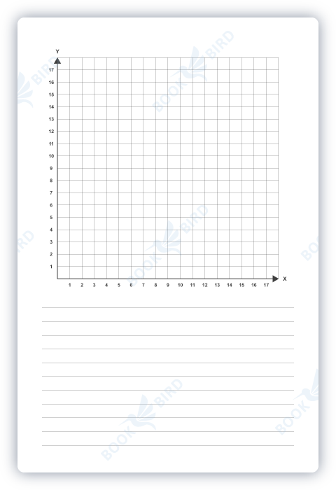 amazon kdp no content book interior template of coordinate graph paper journal with note section