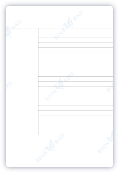 amazon kdp no content book interior template design of a ruled lined cornell notes journal 6x9 inches