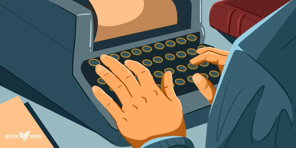 Vintage Typewriter Crafting a Short Story