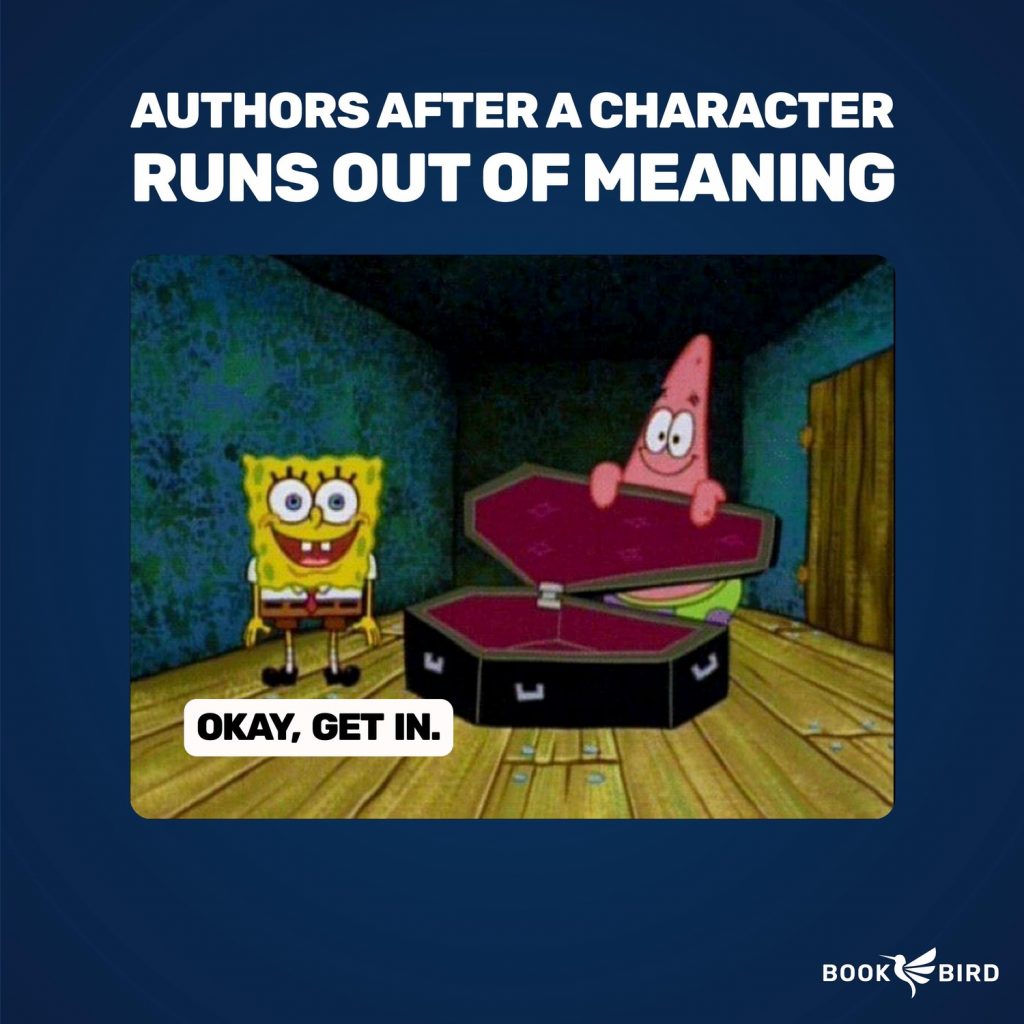 After A Character Runs Out Of Meaning Book Writing Meme