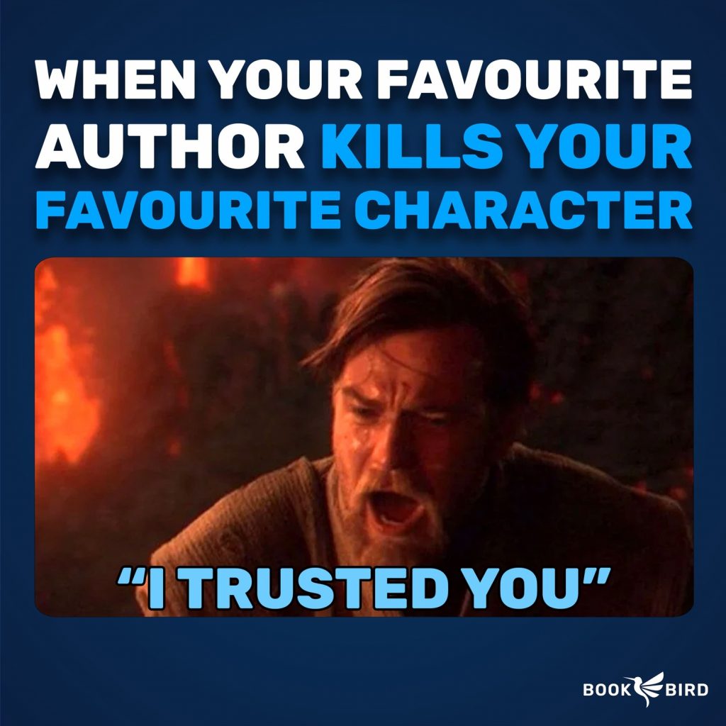 Author Kills Character Star Wars Book Writing Meme