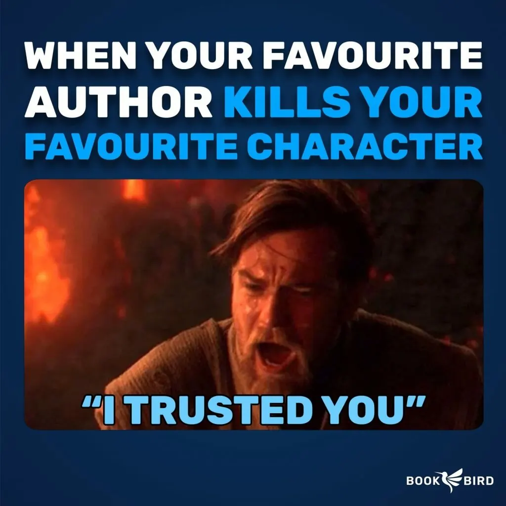 Author Kills Character Star Wars Book Writing Meme