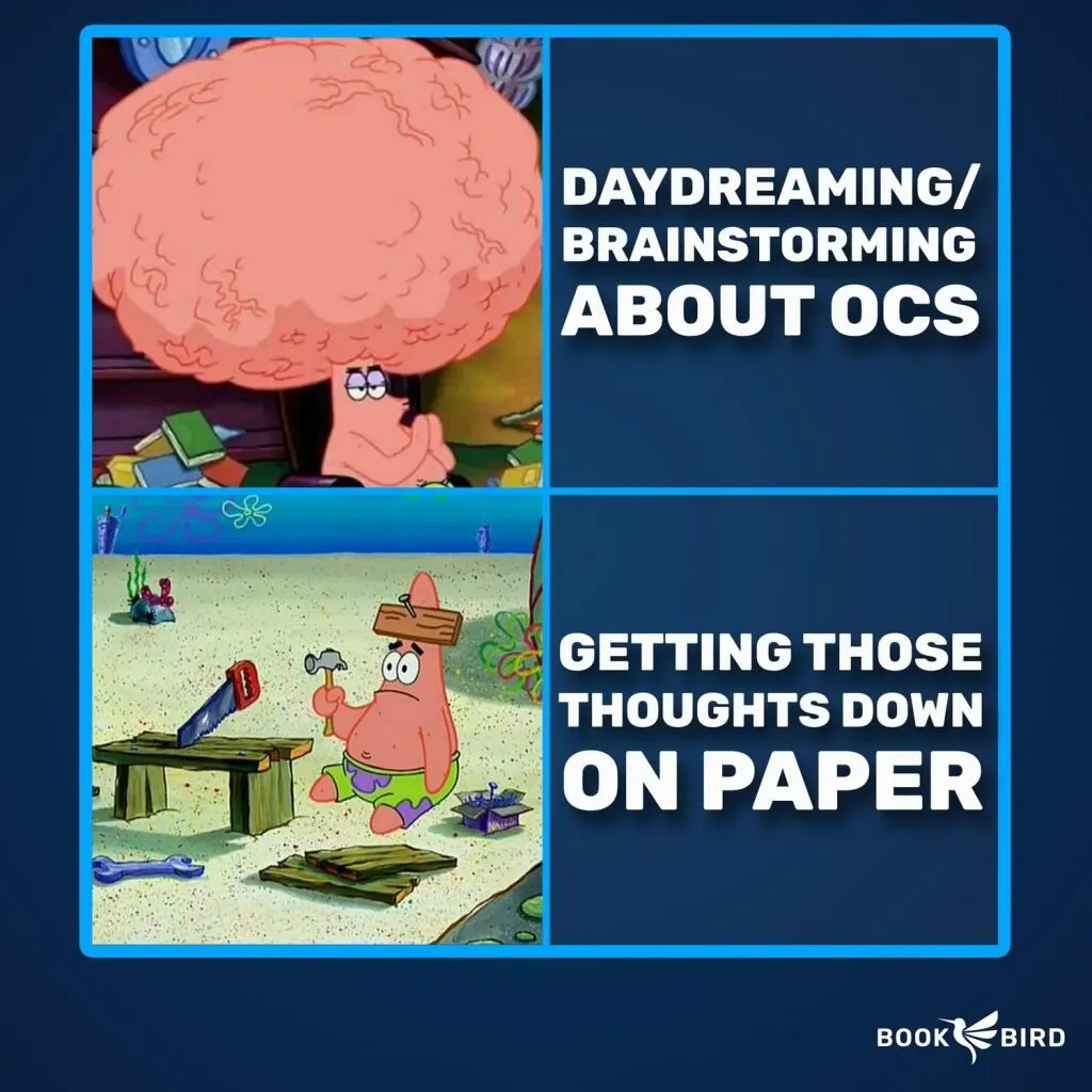 Getting Those Thoughts Down On Paper Book Writing Meme