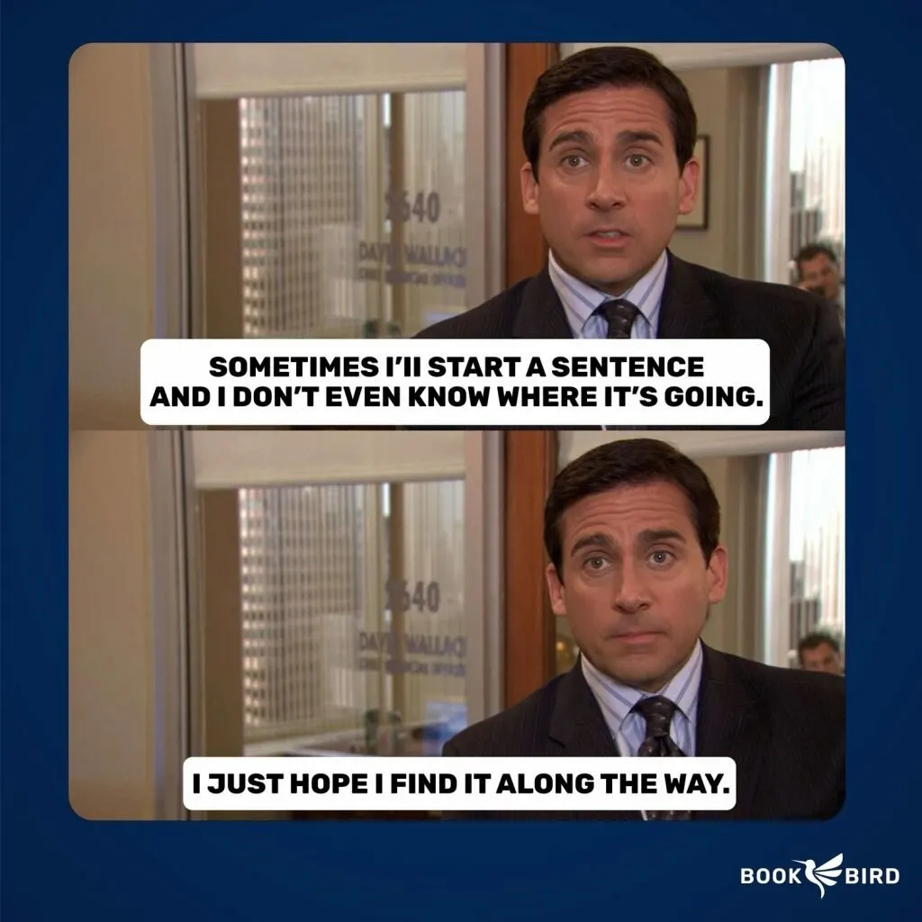 I Just Hope I Find It Along the Way Book Writing Meme