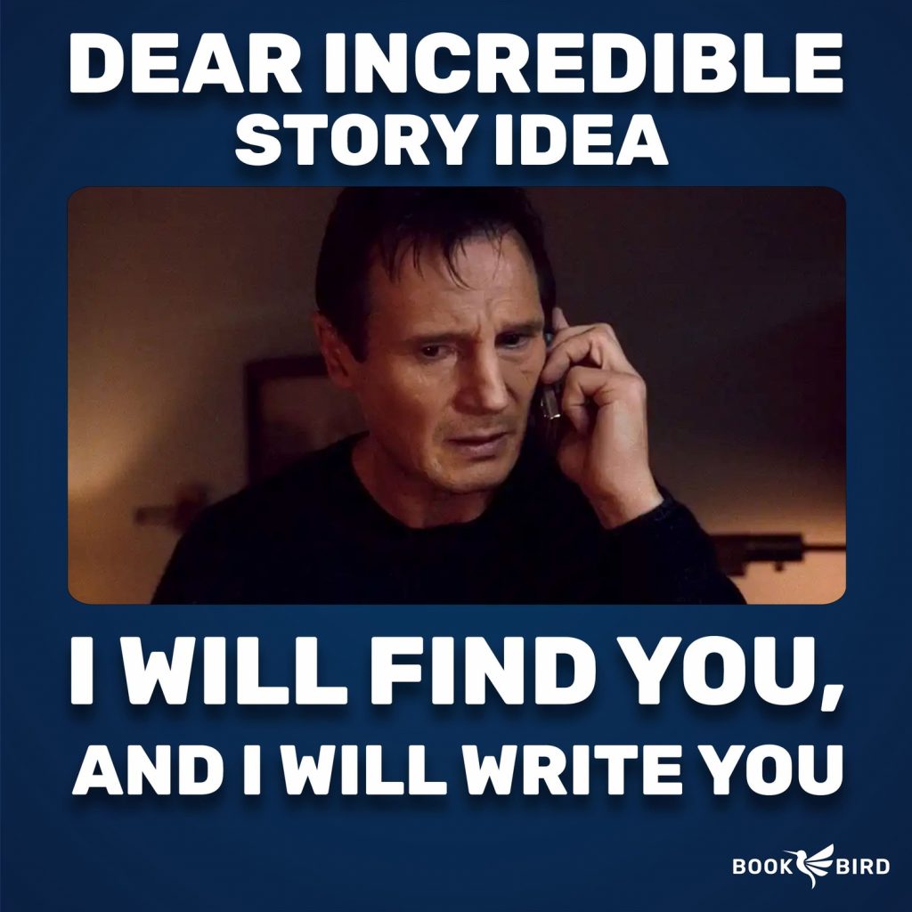 I Will Find You Book Writing Meme