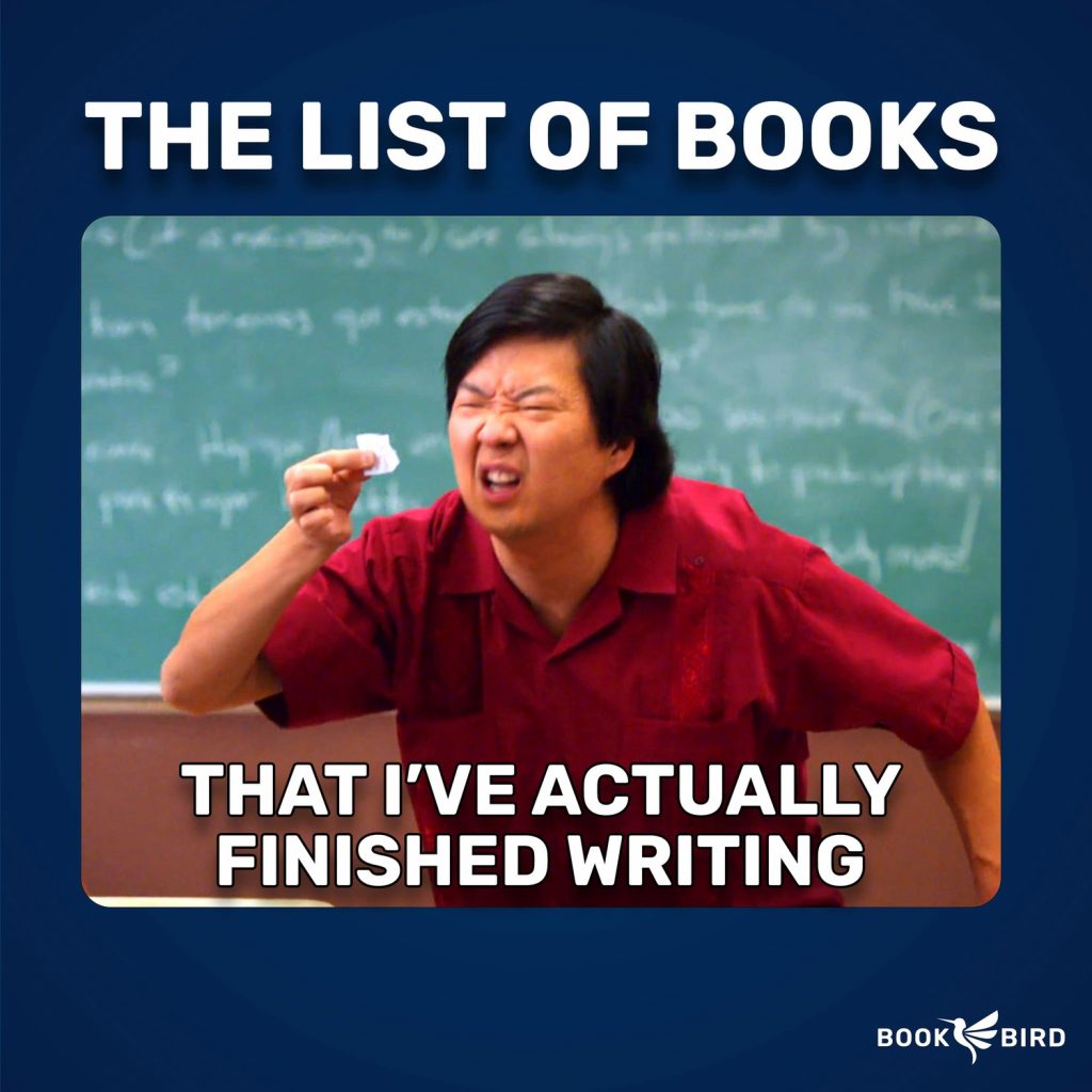 List Of Books That Ive Actually Finished Writing Book Writing Meme
