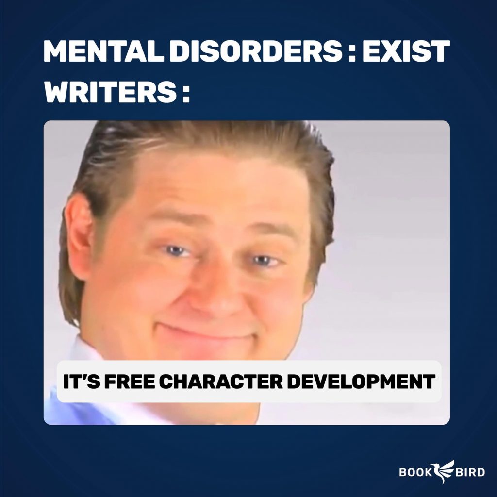 Mental Disorders Book Writing Meme
