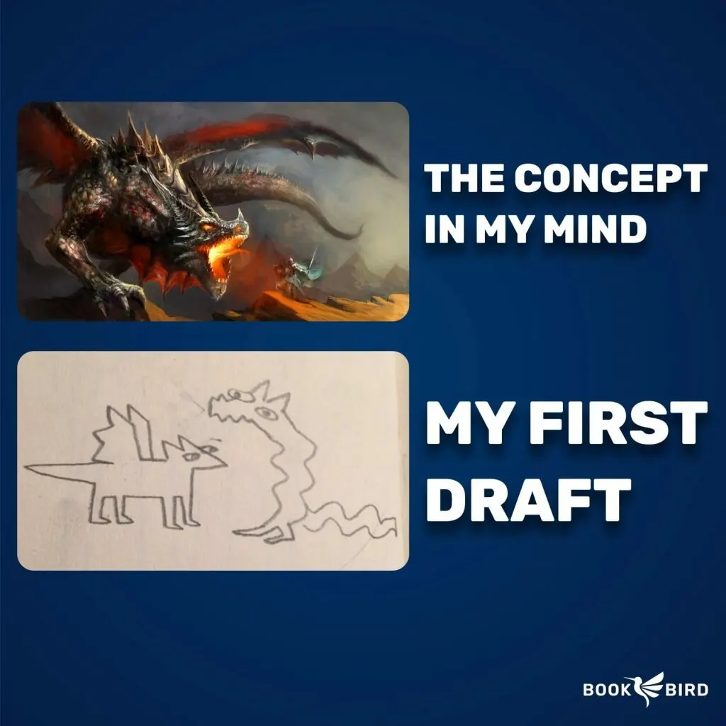 My First Draft Book Writing Meme