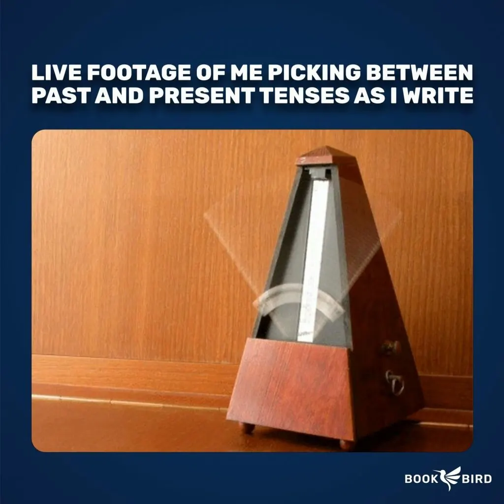 Picking Between Past and Present Tenses Book Writing Meme