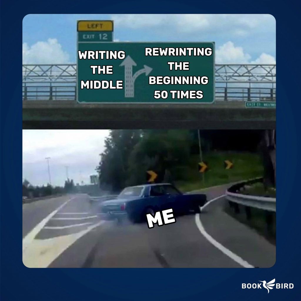 Rewriting the Beginning 50 Times Book Writing Meme
