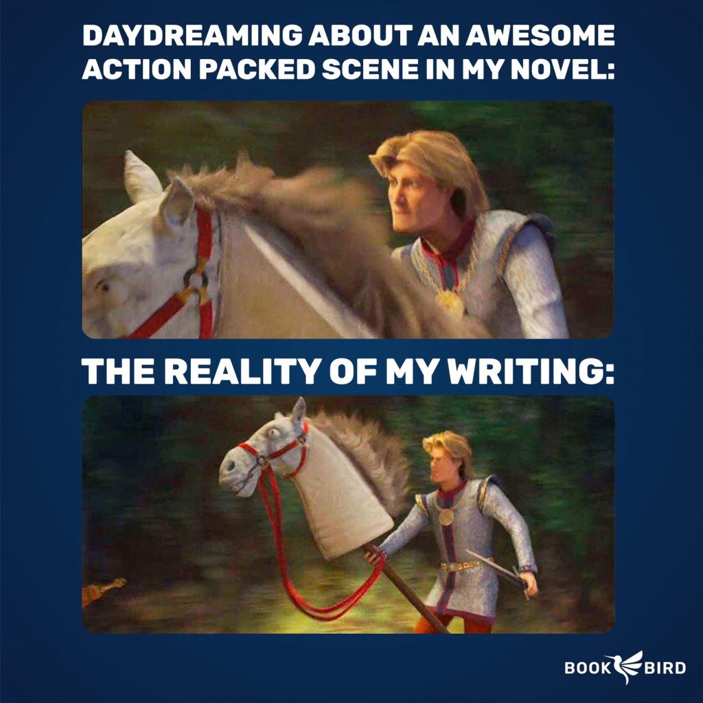 The Reality Of My Writing Book Writing Meme