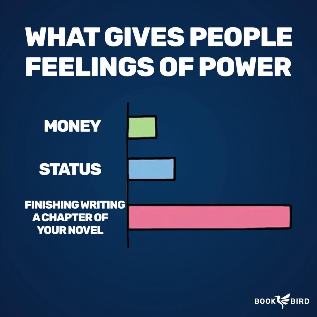 What Gives People Feelings Of Power Book Writing Meme