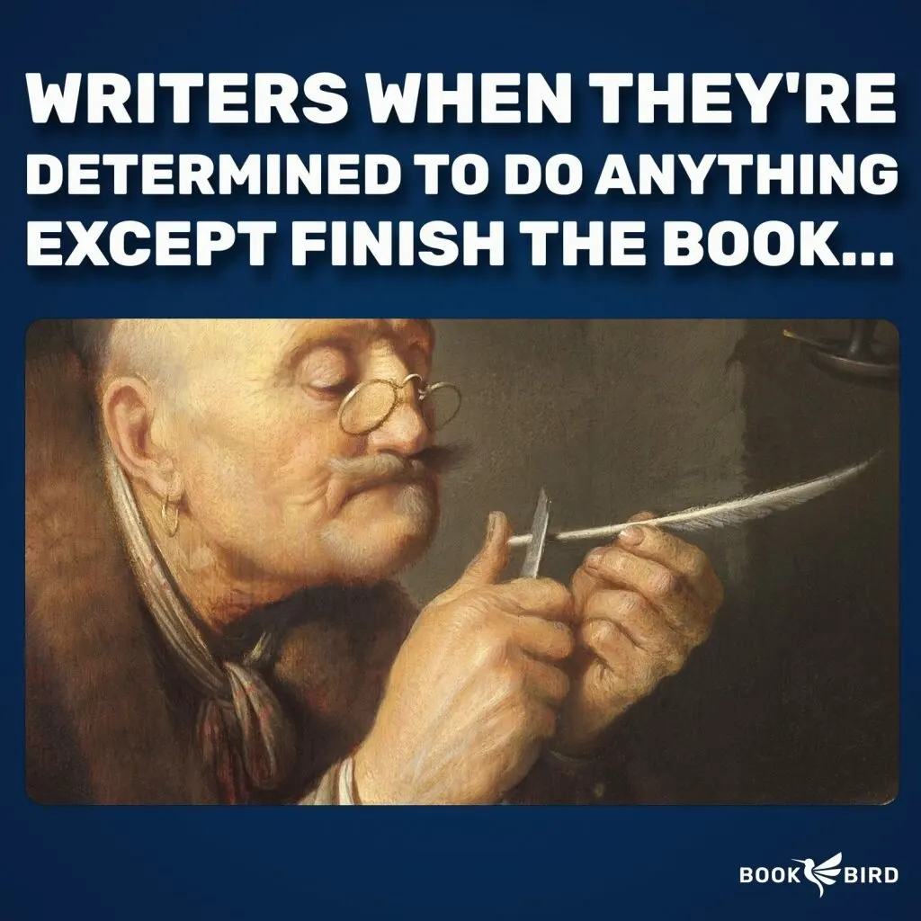 Writers When Theyer Determined to Do Anything Book Writing Meme