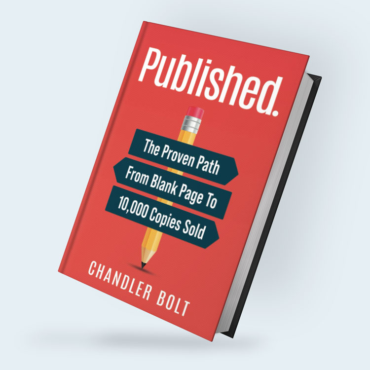 Published.: The Proven Path from Blank Page to 10,000 Copies Sold by Chandler Bolt Book Cover