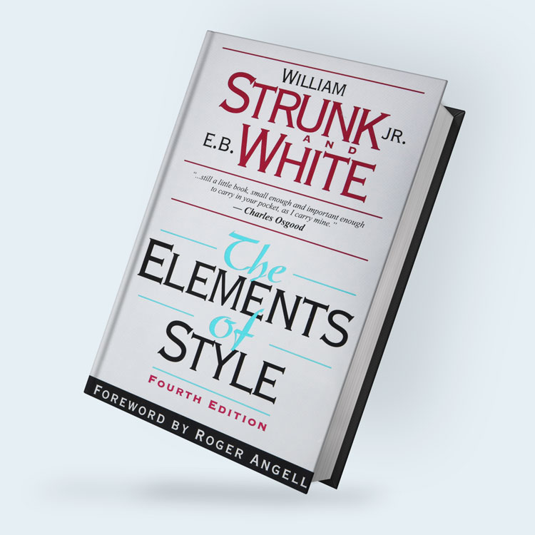 The-Elements-of-Style-by-William-Strunk-and-E.B.-White Book Cover