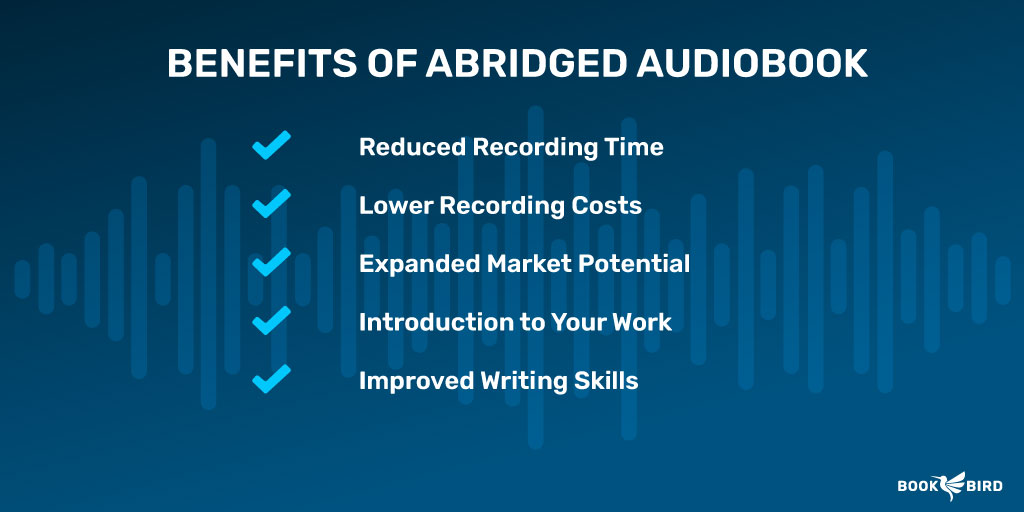 Infographic Benefits of Abridged Audiobooks