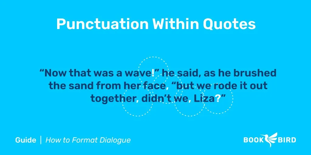Place Punctuation Inside Quotation Marks Example
