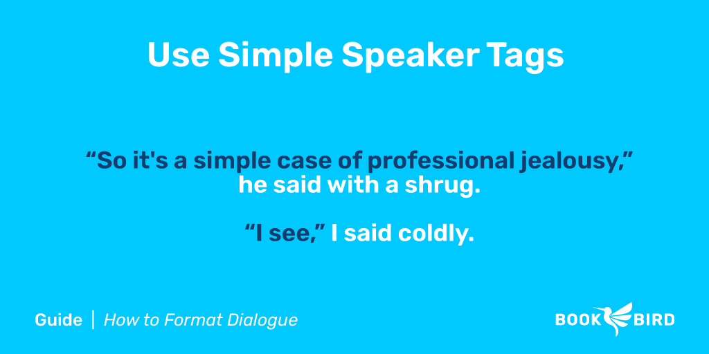 Choose Simple Speaker Tags Example