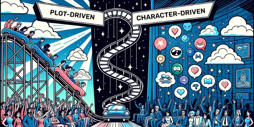 Plot-Driven roller coaster events versus Character-Driven emotional explorations