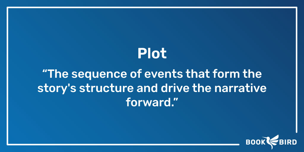 Plot Definition: “The sequence of events that form the story's structure and drive the narrative forward.”